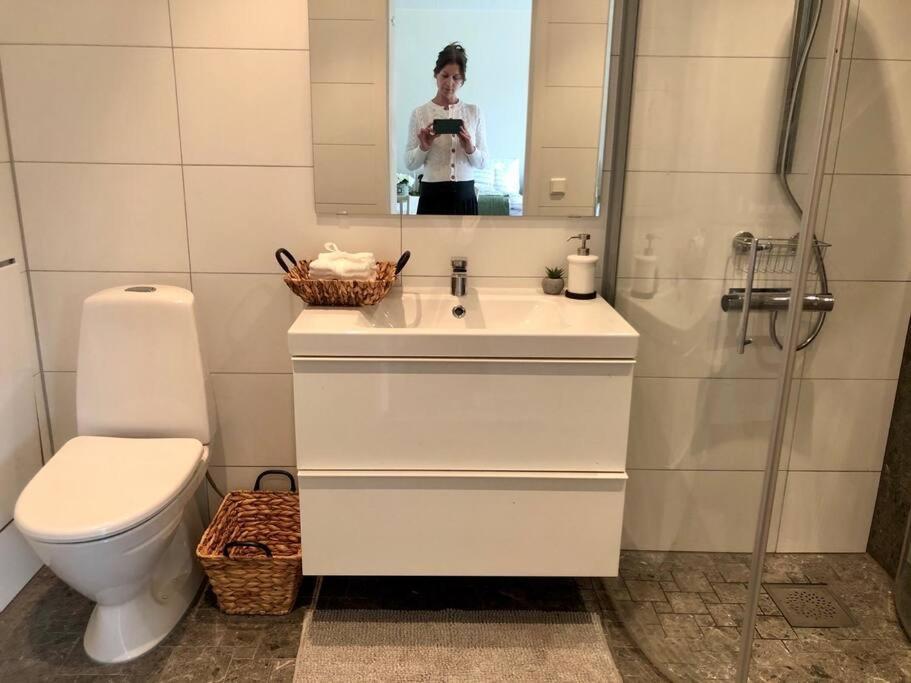 Cozy Modern Studio Apartment Stay Falkenberg Exteriör bild